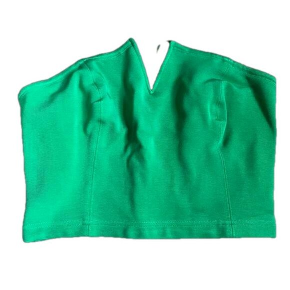 Anthropologie Maeve Large Strapless Corset Top Green NWT - Picture 2 of 7